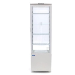 Vitrină frigorifică verticală, 235 Litri albă - Img 2