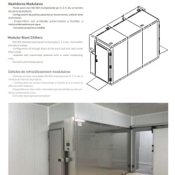 Abatitor Blast chiller ROLL IN, 3633 litri, Infrico - Img 7