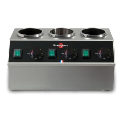 Aparat incalzit topping cu 3 sticle dispenser - Img 2