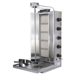 Aparat shaorma gyros TURBO gaz 100 kg carne - Img 2