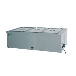 Bain Marie cu boiler dublu, 3x GN1/1, Forcar - Img 2