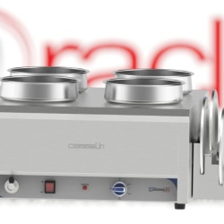 Bain Marie pentru sosuri 4x 7,5 L, încălzire cu apă, Casselin