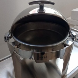 Chafing dish rotund cu capac rabatabil, CD6504 Forcar - Img 3