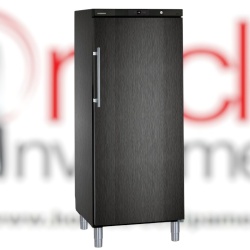 Congelator vertical negru GN1/1, 325 L răcire ventilată