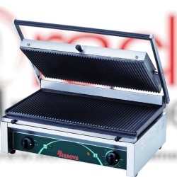 Contact grill striat pentru Sandwich, 520x280 mm