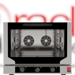 Cuptor electric combisteamer 4 tăvi 60x40 cm electromecanic, abur direct Eka Italia