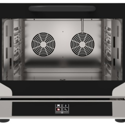 Cuptor electric combisteamer 4 tăvi GN1/1 touchscreen, abur indirect Eka Italia - Img 4