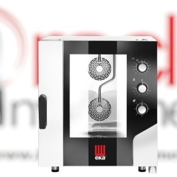 Cuptor electric combisteamer 6 tăvi 60x40 cm electromecanic, Eka Italia