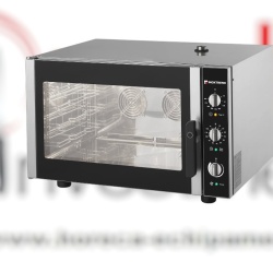 Cuptor electric cu convecție, electromecanic, 4 tăvi GN1/1 sau 600x400mm, Verso Evo Inoxtrend