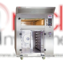 Cuptor electric pentru panificație patiserie cu o vatră, hotă și dospitor