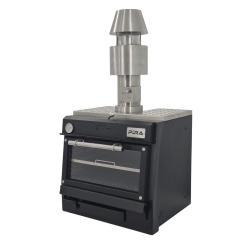 CUPTOR pe CĂRBUNI SERIA PRO HOME, PIRA 50 Black AB (pentru interior) - Img 10