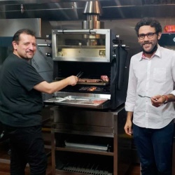 Cuptor pentru steak pe cărbuni, deschidere verticală, Pira 70 LUX ED - Img 6