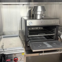Cuptor pentru steak pe cărbuni, deschidere verticală, Pira 70 Lux SD - Img 7