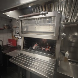 Cuptor pentru steak pe carbuni, deschidere verticala, Pira 70 XL Silver ED - Img 5