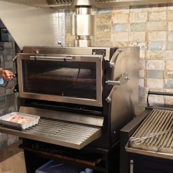 Cuptor pentru steak pe cărbuni, deschidere verticală, Pira 90 LUX ED - Img 11