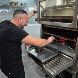 Cuptor pentru steak pe cărbuni, Pira 80 XXL Silver ED - Img 6