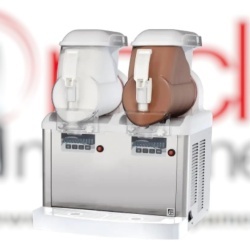 Dispenser înghețată moale soft, Granita, Slushie 6+6 Litri