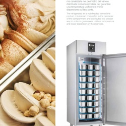 Dulap congelare inghetata 54 cuve 360x165x120 mm, Samaref Gelato - Img 7