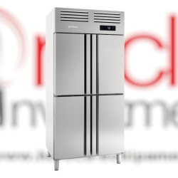 Dulap frigorific de inox cu 4 uși, 745 litri, Infrico