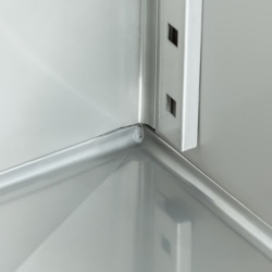 Dulap frigorific inox 800 litri, cu roți, Maxima - Img 3