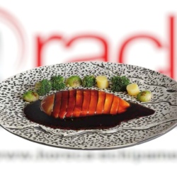 Farfurie de servire ovală deosebită 24x20 cm, set de 6 bucăți, Teide