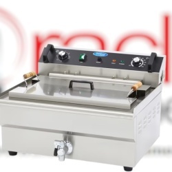Friteuză electrică 20 Litri, cu robinet