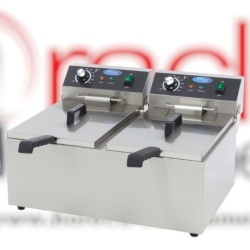 Friteuză electrică Fast-food 2×11 Litri
