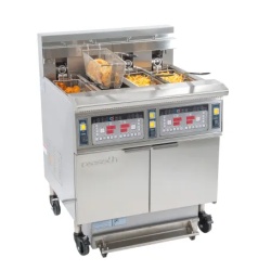 Friteuză electrică profesională cu filtrare – 4 x 12 litri – Casselin CFEF412