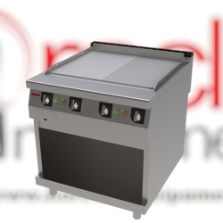 Fry top electric cu suprafață netedă/ striată, Jemi