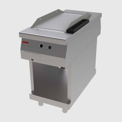 Fry top striat pe gaz 45x100 cm, Jemi - Img 2