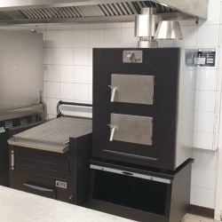 Grătar profesional Barbeque pentru Steak pe cărbuni, 800x820x930 mm - Img 9