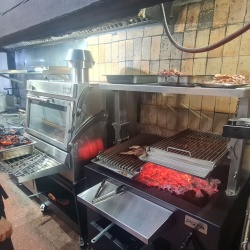 Grătar profesional Barbeque pentru Steak pe cărbuni, PIRA BBQ Combi Lux 110 - Img 3