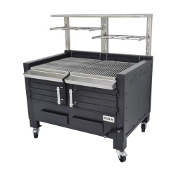 Grătar profesional Barbeque pentru Steak pe cărbuni, PIRA BBQ M120 - Img 14