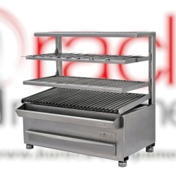 Grătar robata, shashlik sau frigărui, INOX 790x410x780 mm