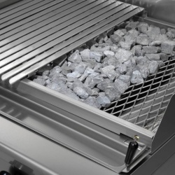 Grill dublu cu rocă vulcanică și dulap neutru, Desco Italia - Img 2