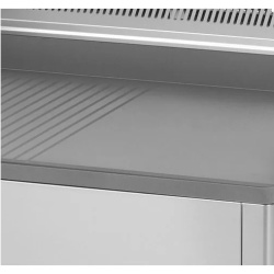 Grill dublu pe gaz cu placă netedă/striată, de banc - Img 4