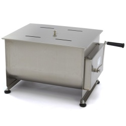 Malaxor carne manual cu 2 axe, 50 litri