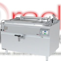 Marmită electrică pătrată T.KE-200, 200 litri, 24kW, touchscreen 7'', încălzire indirectă cu abur, TALENT Gastro-Haal