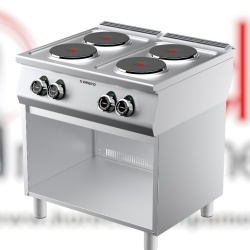 Mașină de gătit electrică cu 4 plite rotunde, Desco Italia