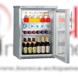 Mini frigider, minibar răcire dinamică, 43 litri, Inox, Liebherr