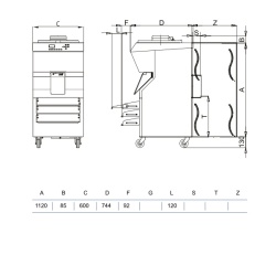Pasteurizator 60 L/ciclu 120 minute, tip răcire aer, Staf59 - Img 3