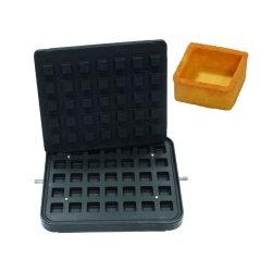 Placă pentru aparat tarte, 35 forme pătrate 35x35 mm - Img 2