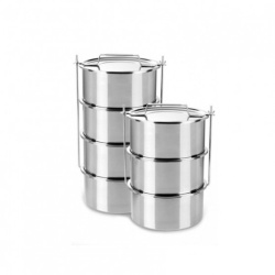 Recipiente, containere inox pentru transport mancare 4X7,4 lt - Img 3