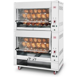 Rotisor planetar electric, 12 țepușe, 72 pui, mobil CB Italia - Img 2