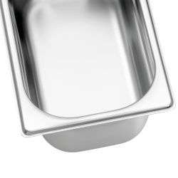 Tavă de inox GN1/4 h 100 mm - Img 3