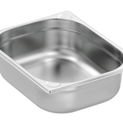 Tavă de inox (suprafață mată) GN1/2 h 100 mm - Img 3