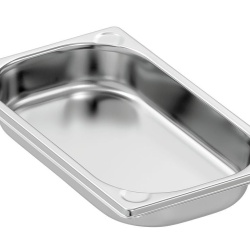 Tavă de inox (suprafață mată) GN1/4 h 40 mm - Img 3