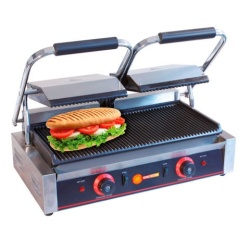 Toaster dublu cu mecanism prin apăsare pe plăci striate - Img 2