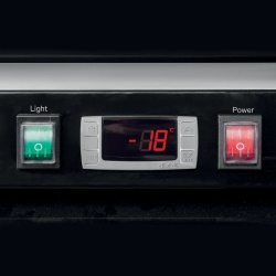 Vitrină de congelare 405 Litri, neagră, Tefcold - Img 4