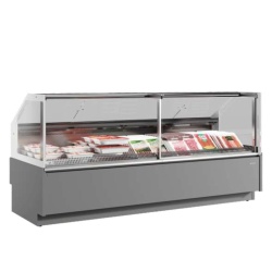 Vitrină frigorifică de expunere 2500x1220 mm, magazin sau supermarket, Infrico - Img 6